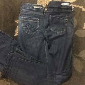 Two pairs Express Jeans